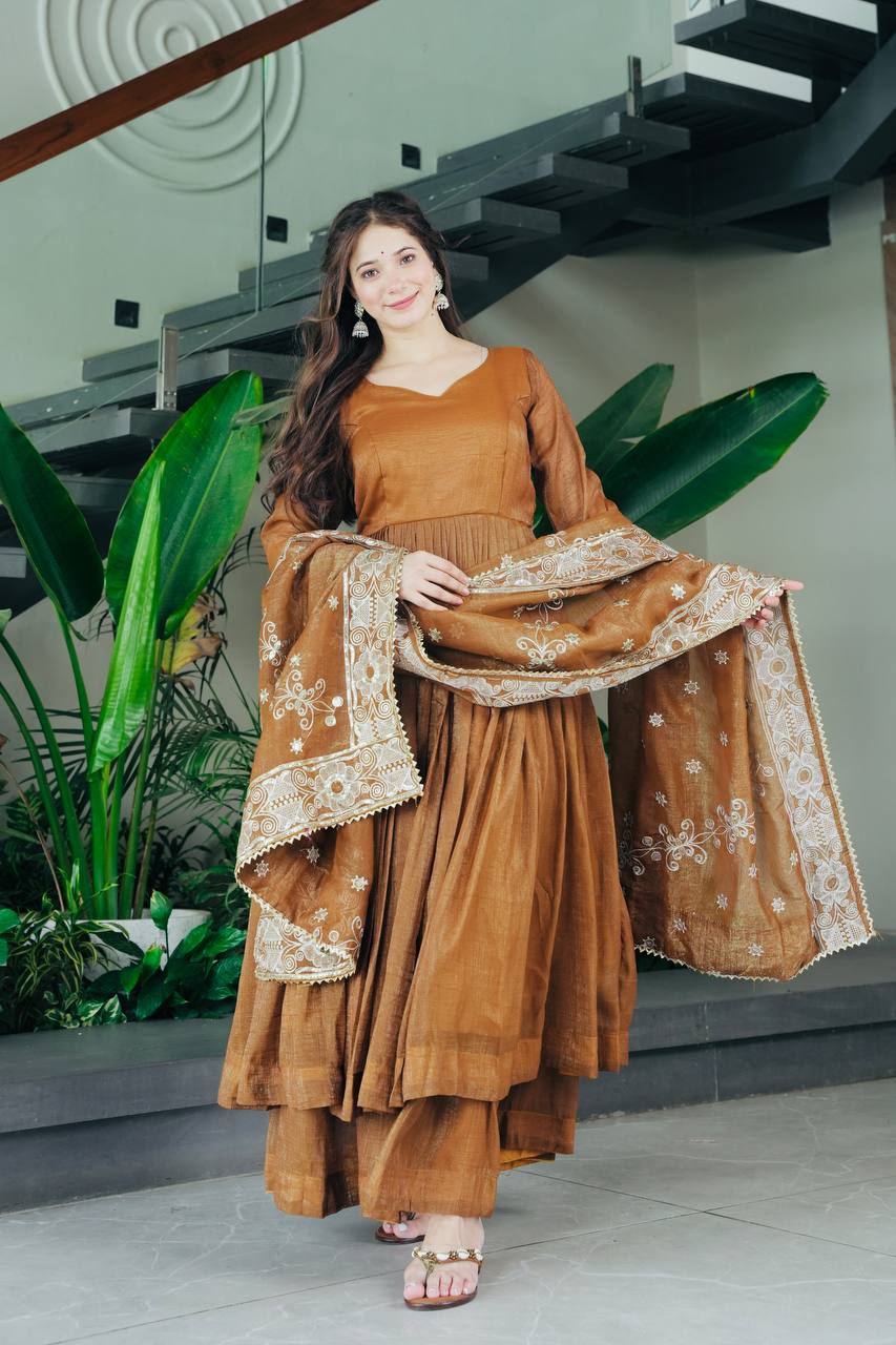 New Designer Party Sharara Suit & Dupatta Set