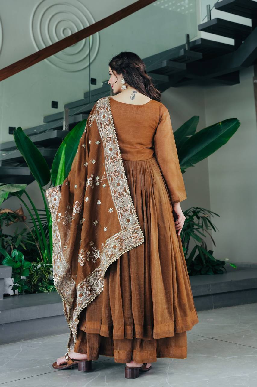 New Designer Party Sharara Suit & Dupatta Set