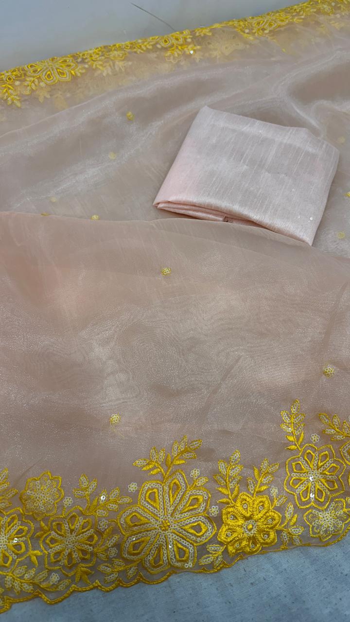 Heavy Soft Organza Saree