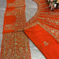 Einführung eines 4 Meter ausgestellten Coding Sequins Work Lehenga