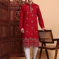Traditional Wedding Collection Cotton Embroidery Work Men's Kurta