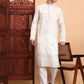 Traditional Wedding Collection Cotton Embroidery Work Men's Kurta