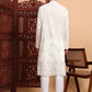 Traditional Wedding Collection Cotton Embroidery Work Men's Kurta