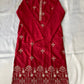 Traditional Wedding Collection Cotton Embroidery Work Men's Kurta