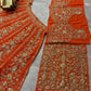 Einführung eines 4 Meter ausgestellten Coding Sequins Work Lehenga