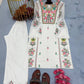 Kleid aus Georgette-Imitat mit üppiger Paillettenstickerei