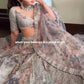 Einführung eines 4 Meter ausgestellten Coding Sequins Work Lehenga