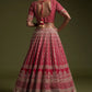 Wedding Rangoon silk lehenga with sequins Dori & thread work Lehenga
