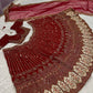 Wedding Rangoon silk lehenga with sequins Dori & thread work Lehenga