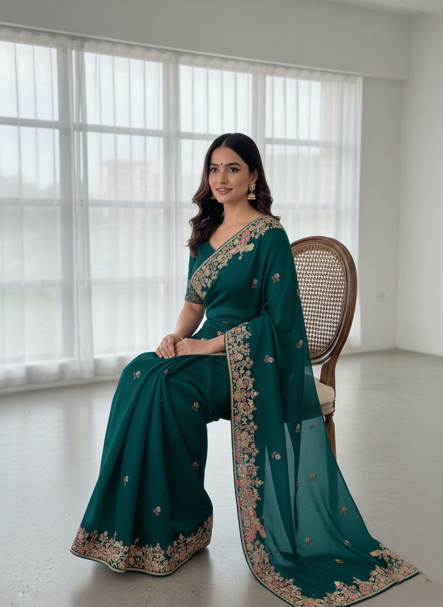 Party Wear Zimmy Chu Saree