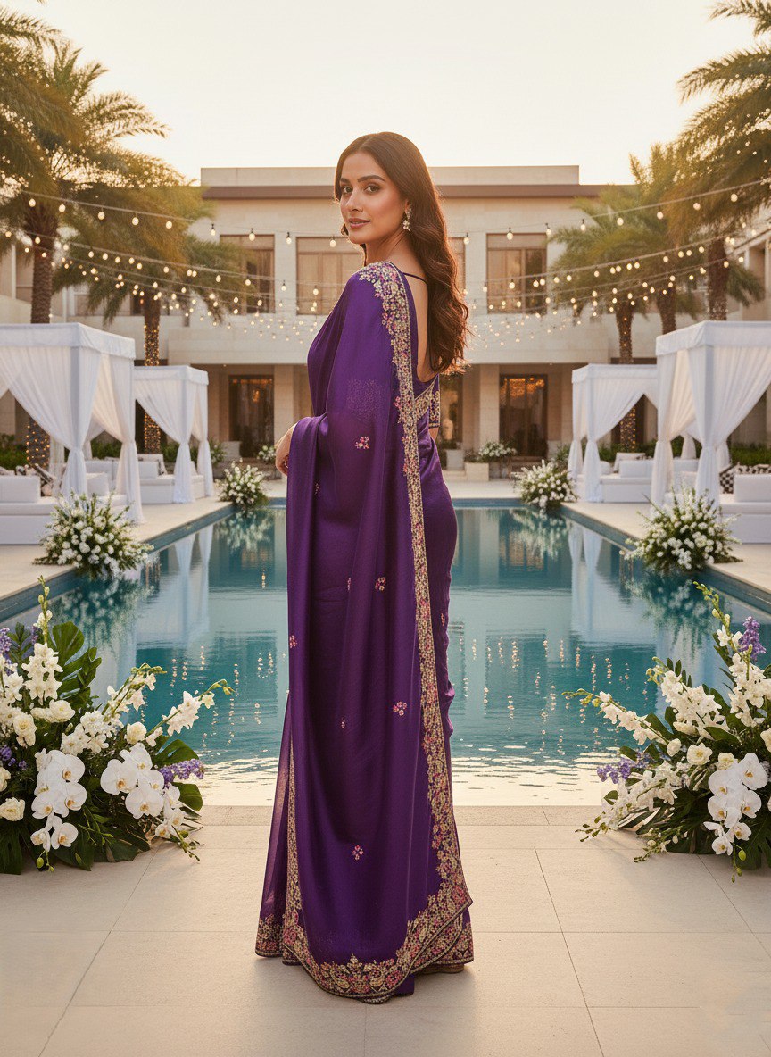 Party Wear Zimmy Chu Saree