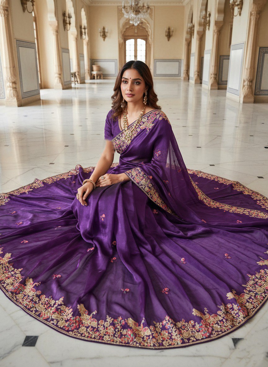 Party Wear Zimmy Chu Saree