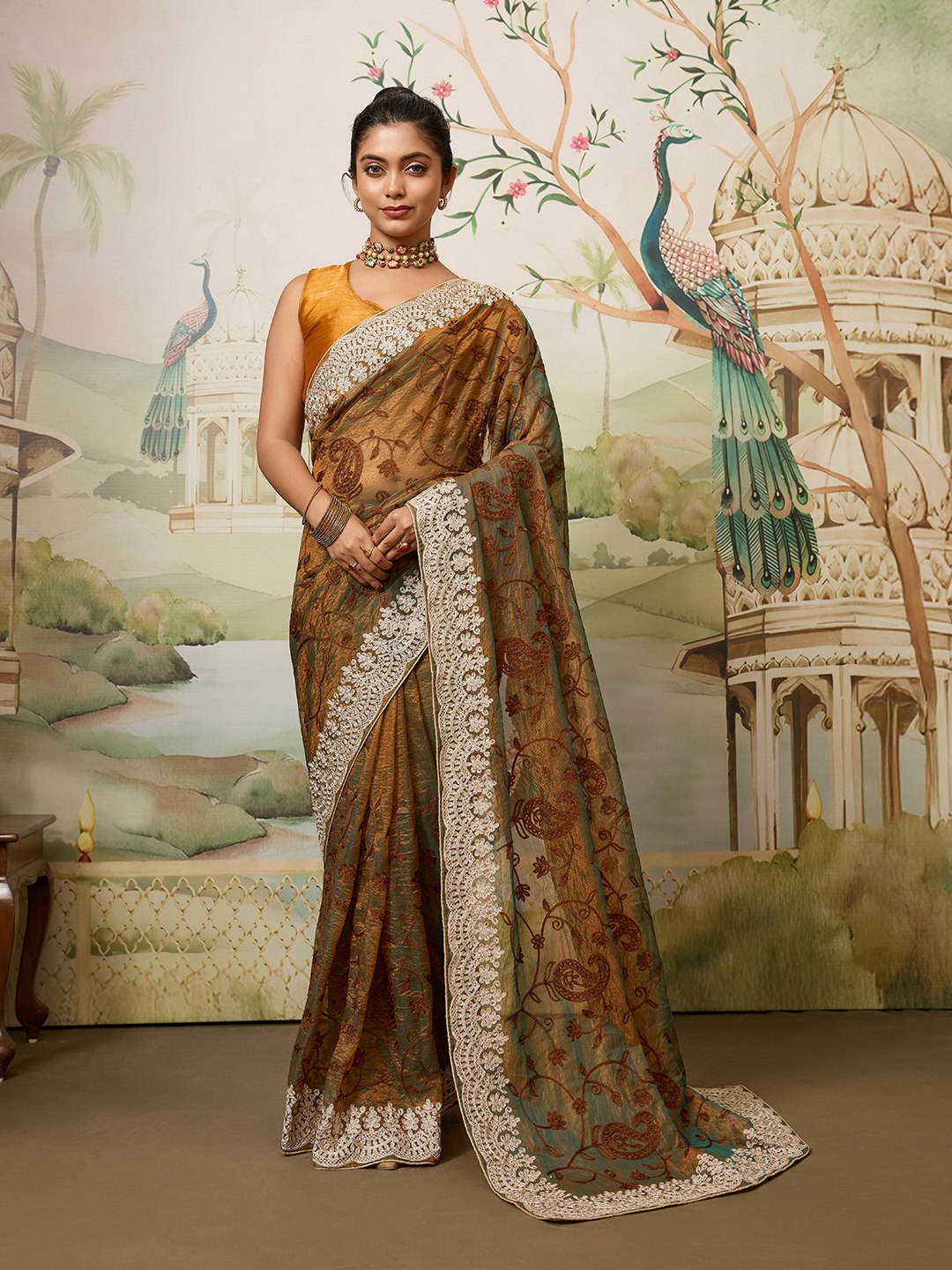 Party Wear Fendy Soft Net Saree