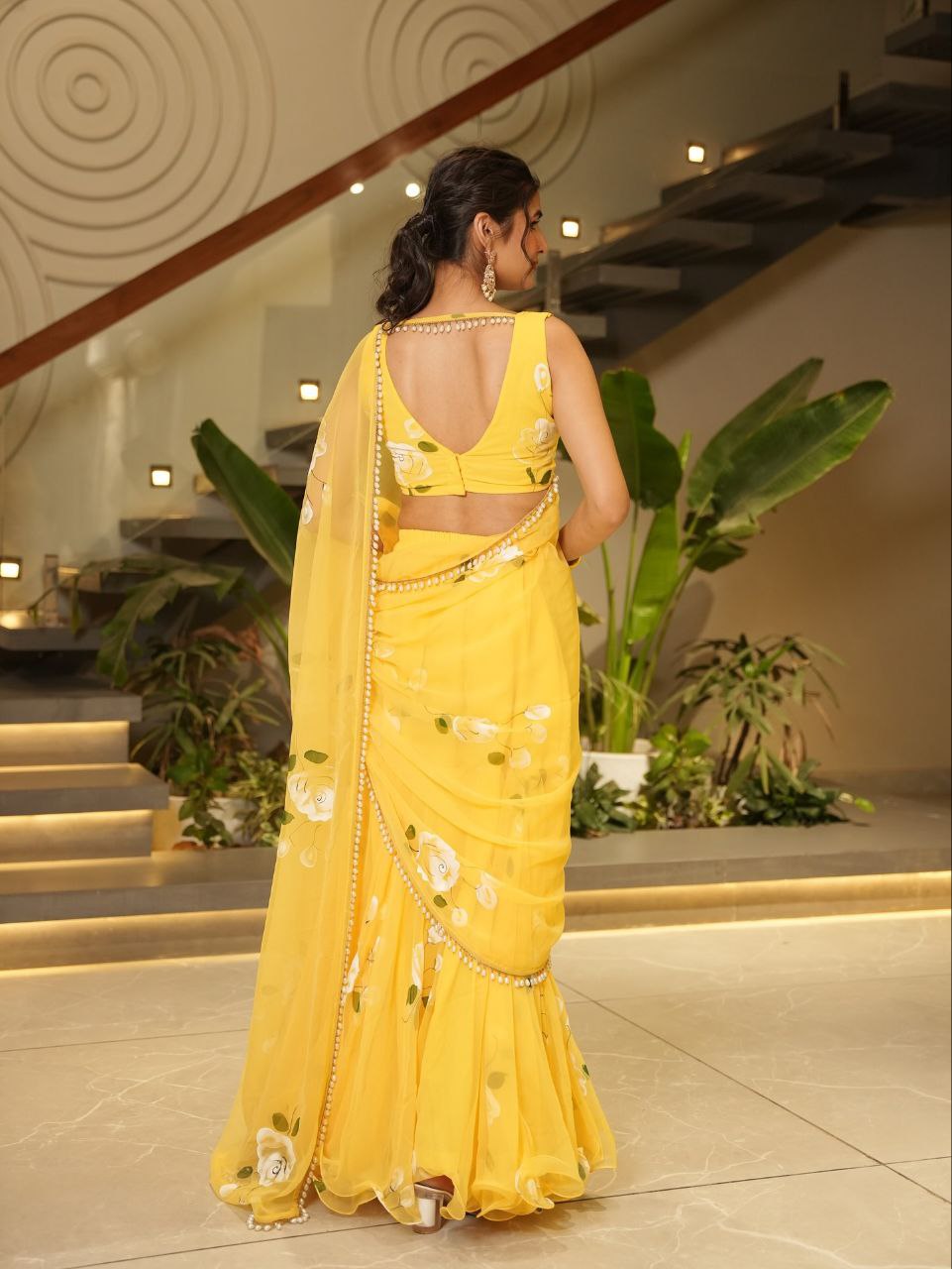 Presenting You Most Beautiful Latest Ruffle Lehenga Saree Collection