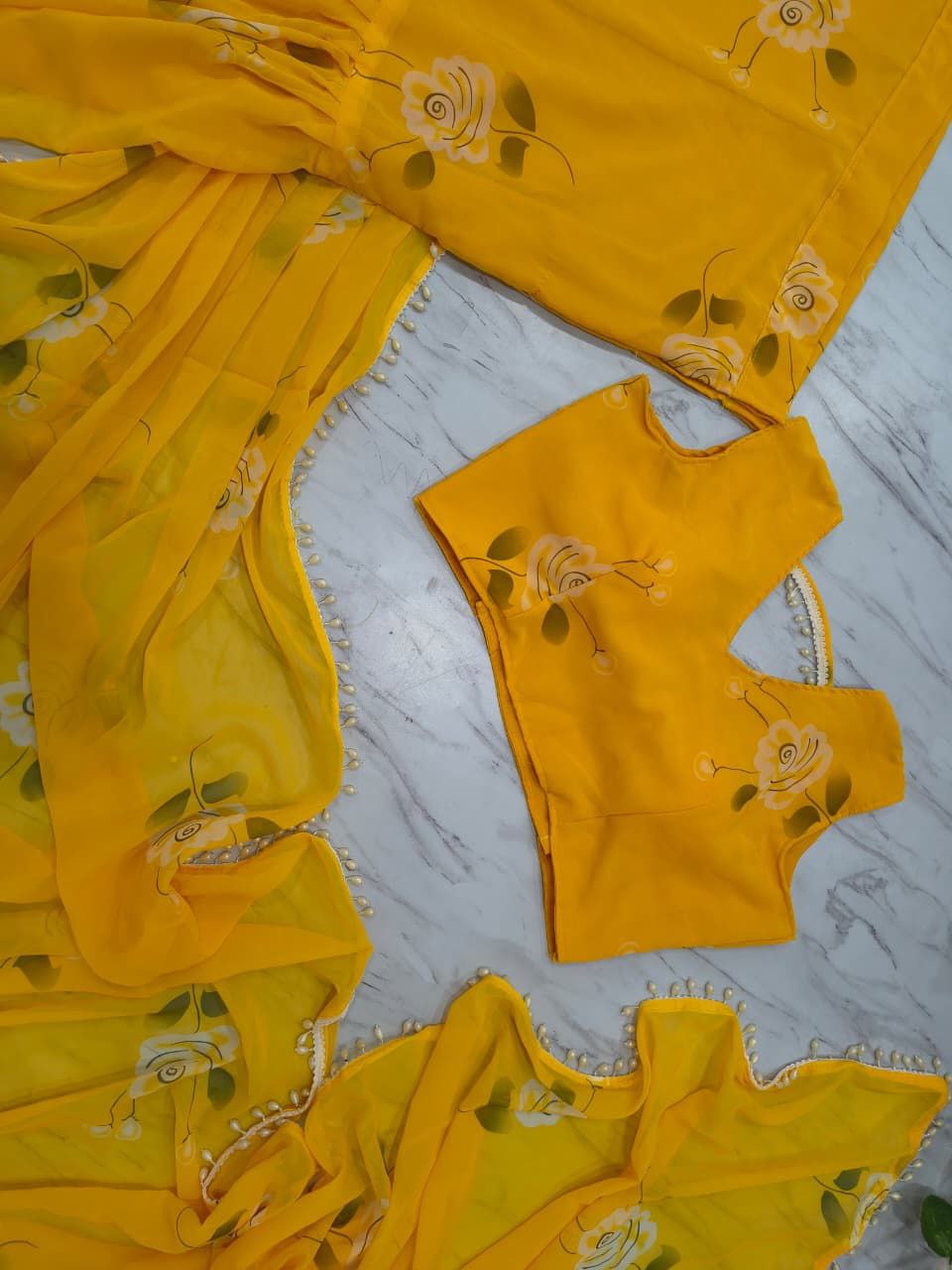 Presenting You Most Beautiful Latest Ruffle Lehenga Saree Collection