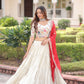Cosmos silk with Standard Frill stitching lehenga choli