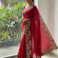 Party Wear Soft Fendy Chiffon Saree