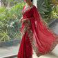 Party Wear Soft Fendy Chiffon Saree