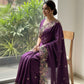 Party Wear Soft Fendy Chiffon Saree