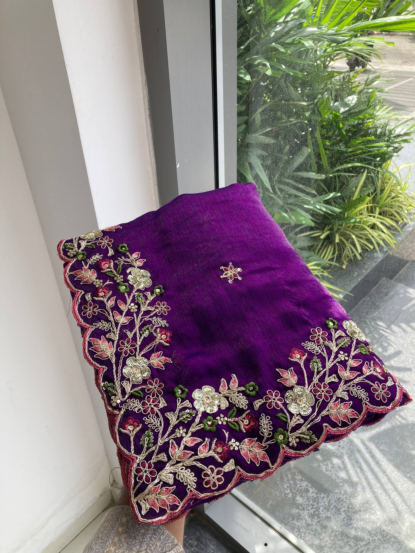 Party Wear Soft Fendy Chiffon Saree