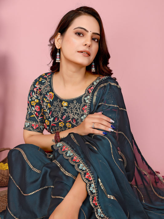 Looking some one for this same colour beautiful Saree