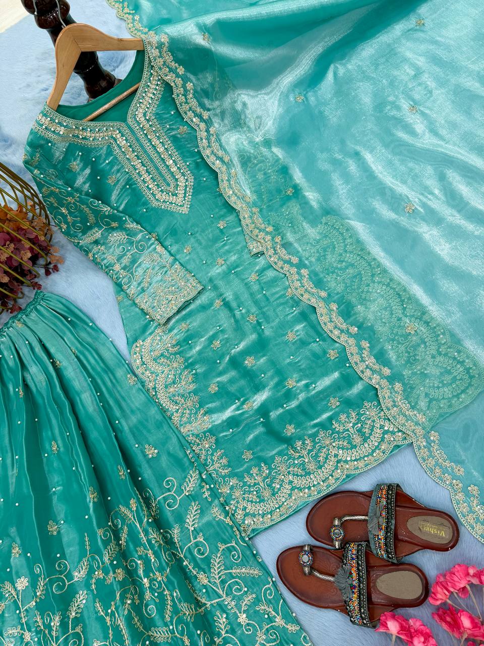 PREMIUM DESIGNER READYMADE TOP PLAZZO COLLECTIONS