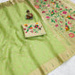 Paithani saree Heavy Tissue mina butti with weaving Jari Saree