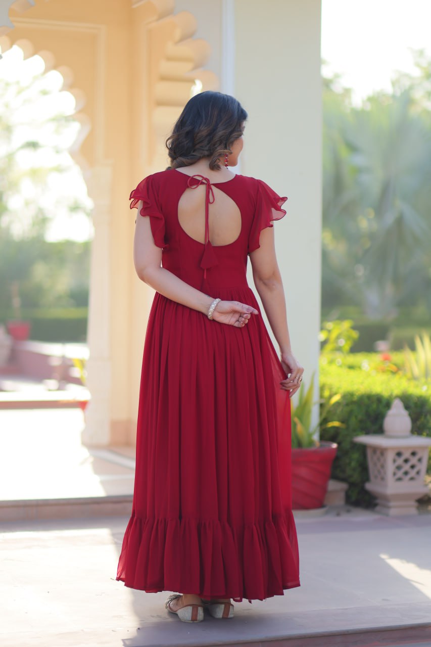 NEUES ĐĚSIGNER PARTY WEAR TOP UND PLAZZO
