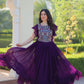 NEUES ĐĚSIGNER PARTY WEAR TOP UND PLAZZO
