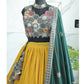 Heavy Star Fox Georgette Inner Attached American Crepe Silk Lehenga