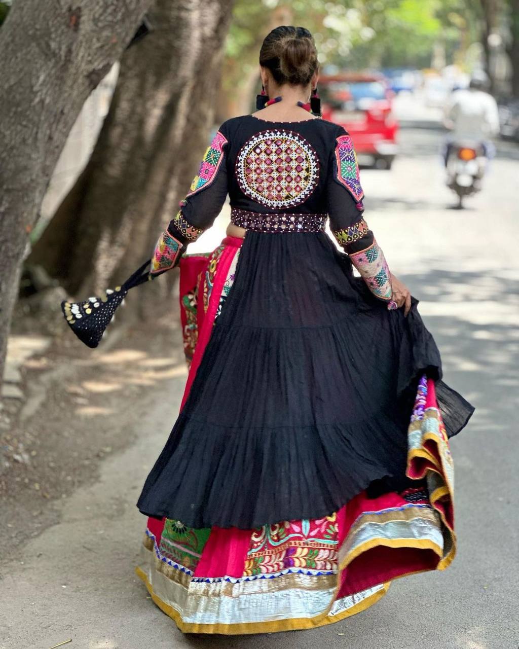 PRESENTING NEW DESIGNER PRINTED COTTON INDOWESTERN OUTFIT