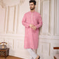 Traditional Wedding Collection Cotton Embroidery Work Men's Kurta
