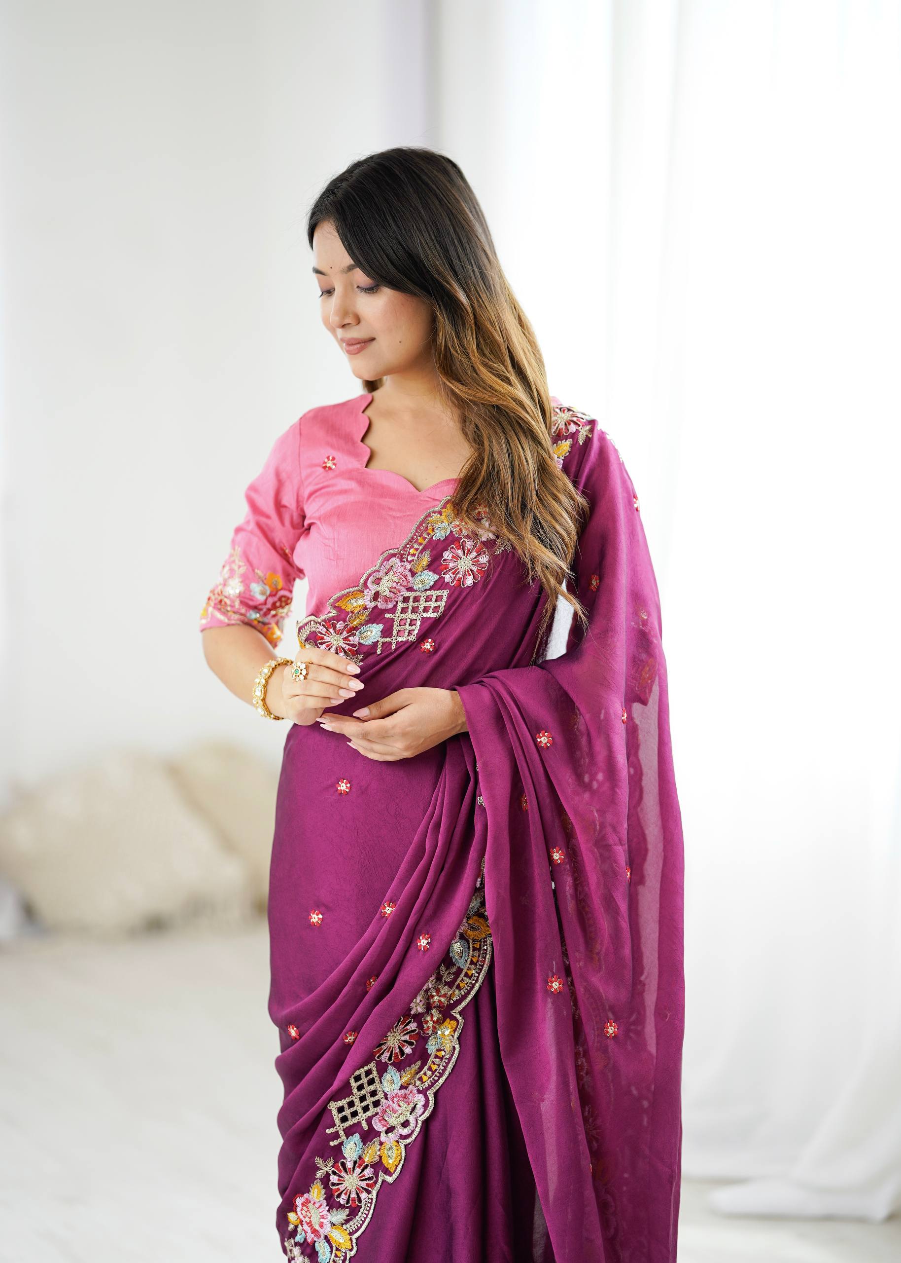 NEW Launching Real Modelling Super Hit Saree – Saanju Fashion