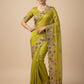 Party Wear Soft Fendy Chiffon Saree