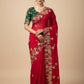Party Wear Soft Fendy Chiffon Saree