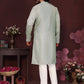 Premium Smart Silk With Embroidery sequence work Men's Kurta
