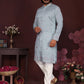 Premium Smart Silk With Embroidery sequence work Men's Kurta