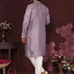 Premium Smart Silk With Embroidery sequence work Men's Kurta