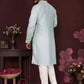 Premium Smart Silk With Embroidery sequence work Men's Kurta