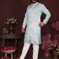Premium Smart Silk With Embroidery sequence work Men's Kurta