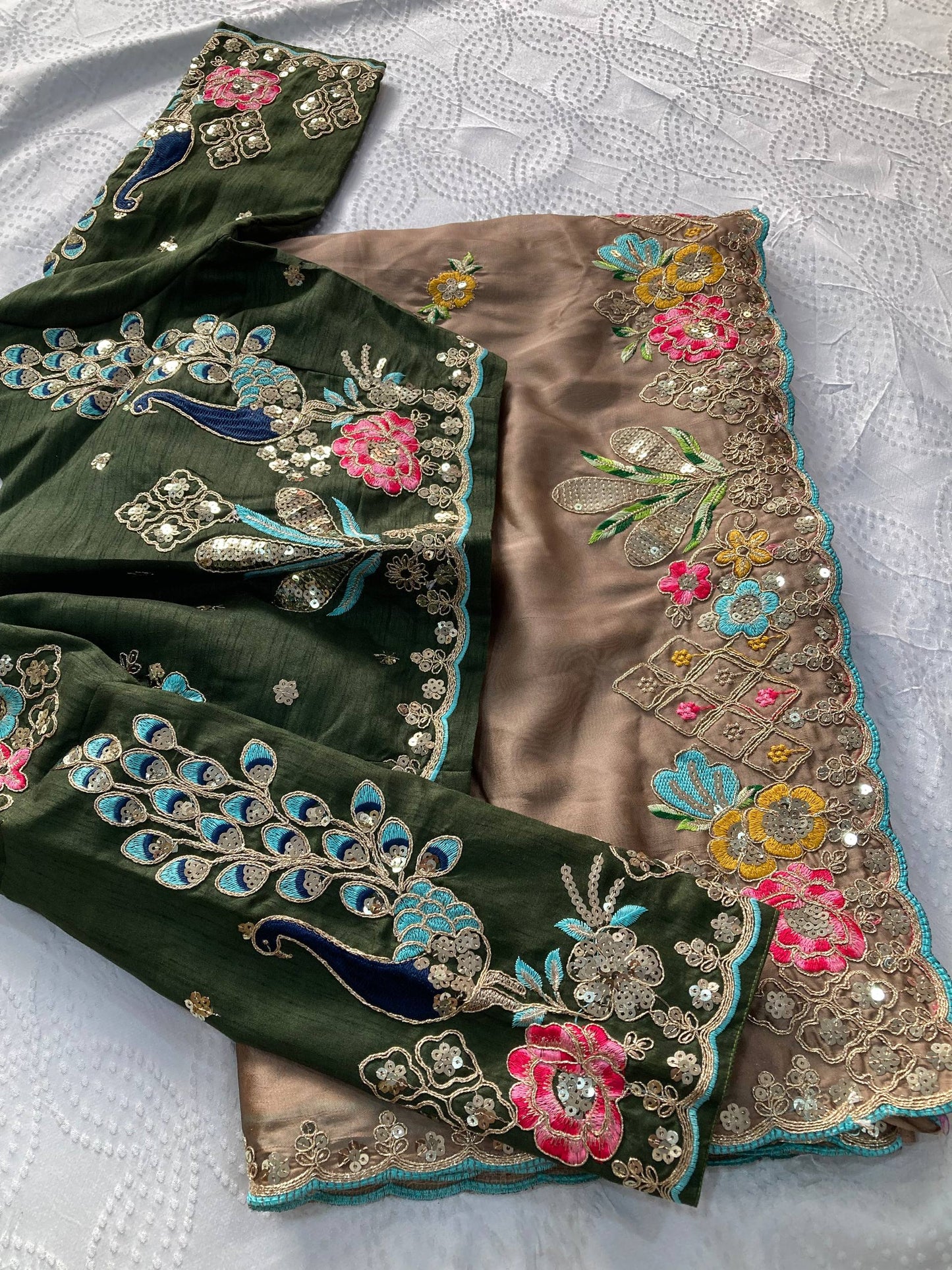 Party Wear Soft Rangoli Silk Saree