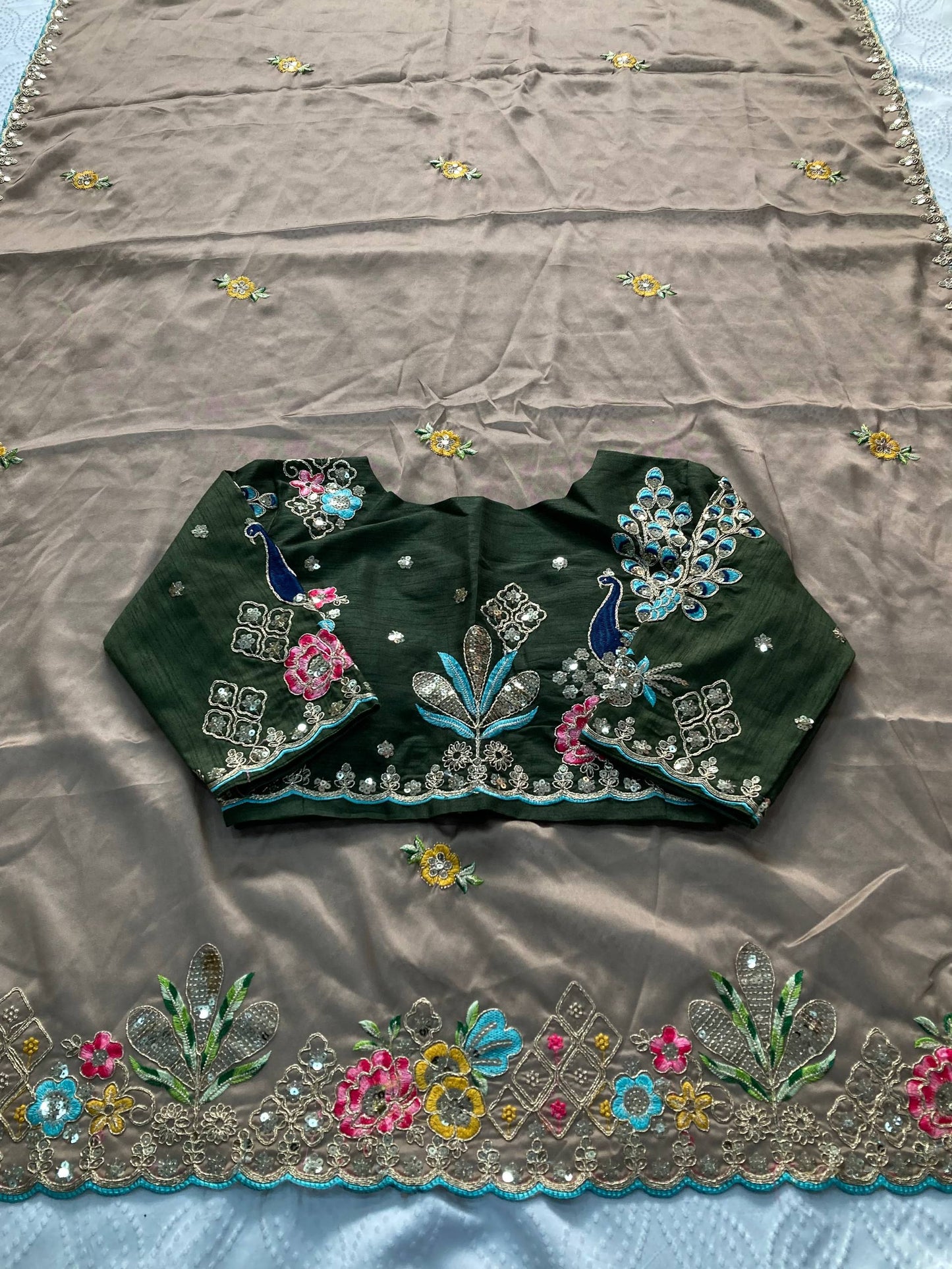 Party Wear Soft Rangoli Silk Saree