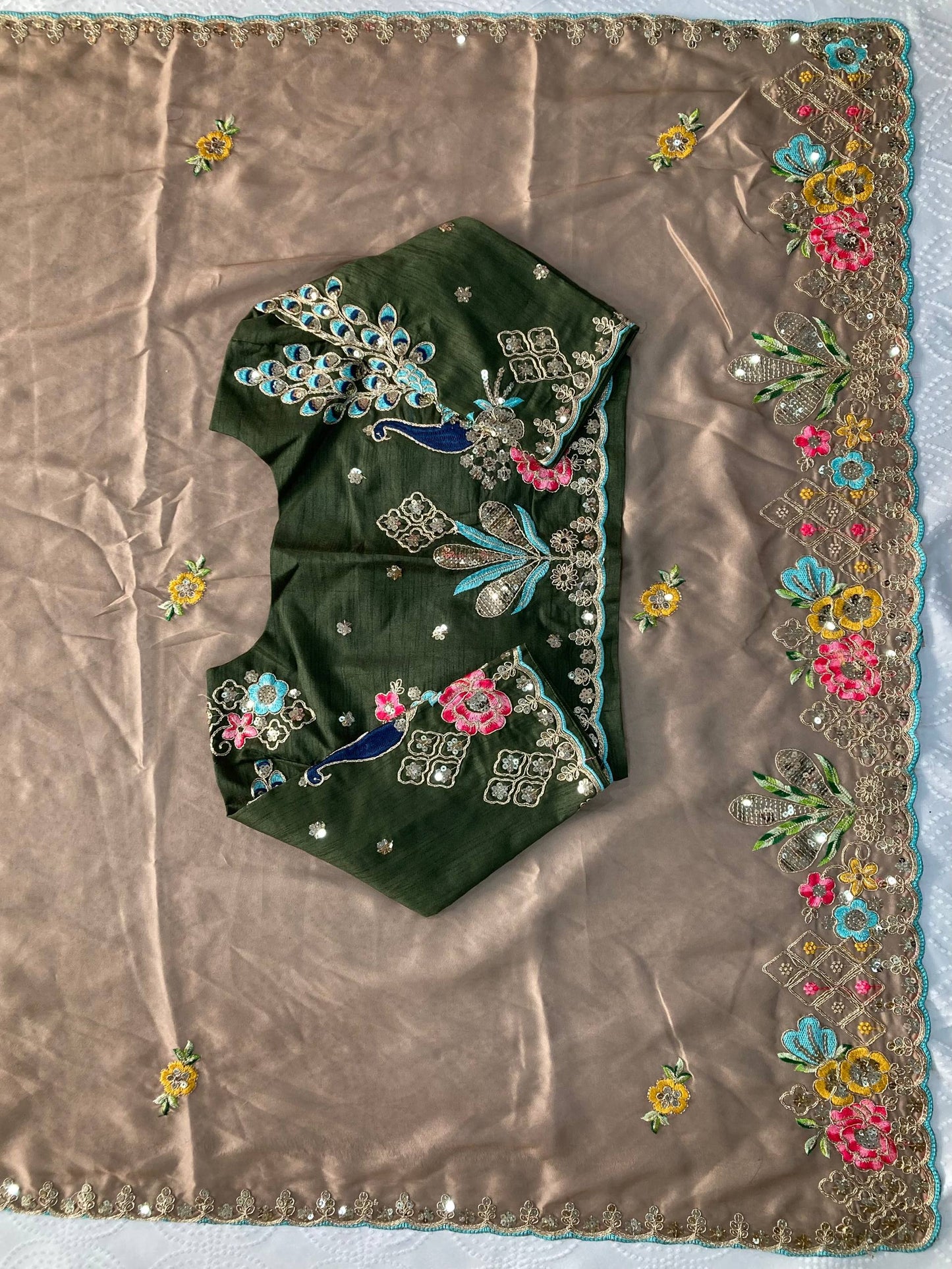 Party Wear Soft Rangoli Silk Saree