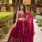 Rangoli Sequins and Thread Embroidery Work Lehenga Choli