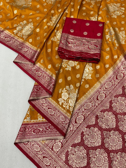 Presenting you the most beautiful chap dye saree