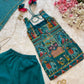 organza digital printed kurta