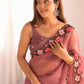 New Pastel Range Multi Thread work Saree Collection