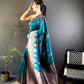 Super Soft silk banarasi saree with beautiful copper jari Saree