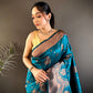 Super Soft silk banarasi saree with beautiful copper jari Saree