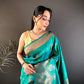 Super Soft silk banarasi saree with beautiful copper jari Saree
